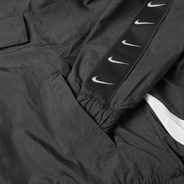 nike taped swoosh popover jacket