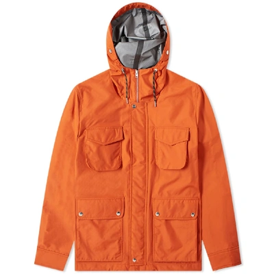 Shop Ami Alexandre Mattiussi Ami Patch Pocket Bonded Parka In Orange