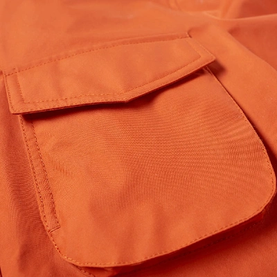 Shop Ami Alexandre Mattiussi Ami Patch Pocket Bonded Parka In Orange