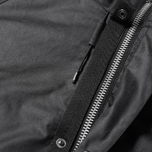 Barbour Fenton Wax Jacket In Black | ModeSens