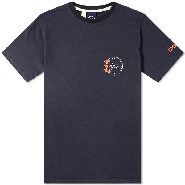 Bleu De Paname Expedition Tee In Blue Modesens