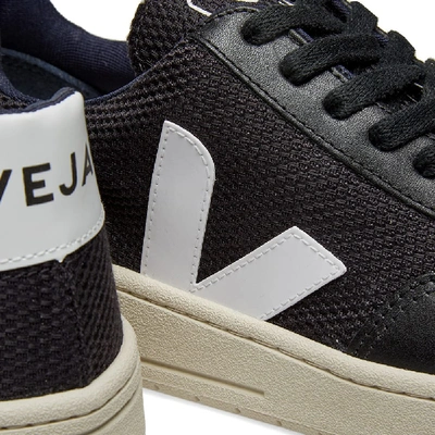 Shop Veja V-12 Mesh Sneaker W In Black
