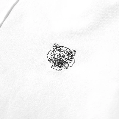 Shop Kenzo Tiger Crest Oxford Shirt In White