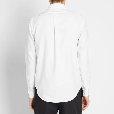 Shop Kenzo Tiger Crest Oxford Shirt In White