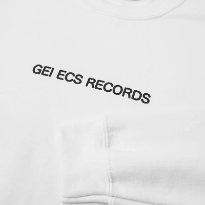 Shop Junior Executive Gei Ecs Crew Sweat In White