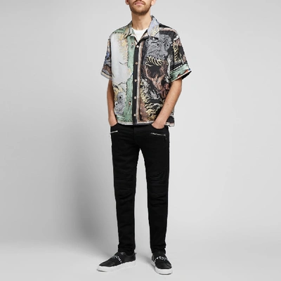 Shop Givenchy Icarus Silk Hawaiian Shirt In Multi