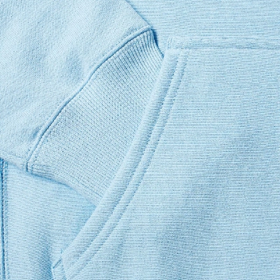Shop Champion Reverse Weave Small Script Logo Hoody In Blue