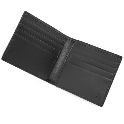 Shop Gucci Gg Supreme Billfold Wallet In Black