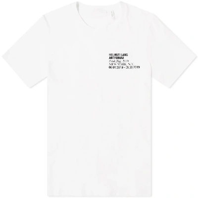 Shop Helmut Lang X Artforum Tee In White