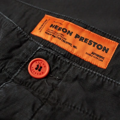 Shop Heron Preston Ctnmb Cargo Pant In Black