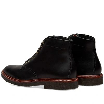 Shop Alden Shoe Company Alden Round Toe Boot In Black