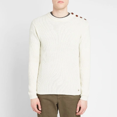 Shop Armor-lux 74732 Heritage Crew Knit In White