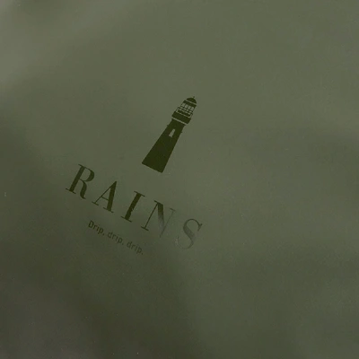 Shop Rains Rolltop Backpack In Green