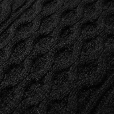 Shop Alanui Fisherman Crew Knit In Black