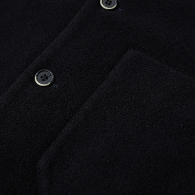 Shop Barena Venezia Barena Wool Overshirt Jacket In Blue