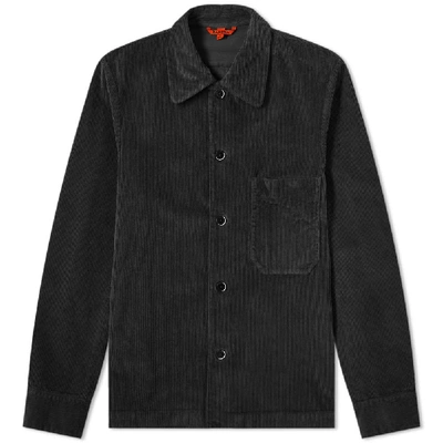 Shop Barena Venezia Barena Cord Shirt Jacket In Black