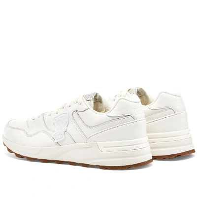 Shop Polo Ralph Lauren P-wing Leather Track Runner In White