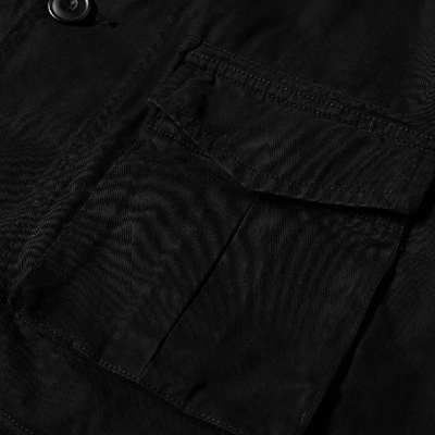 Shop Albam Military Parka In Black