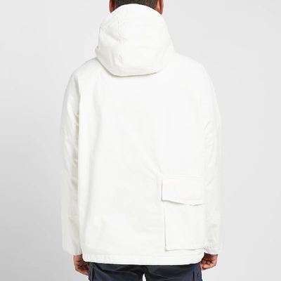 Shop Albam Military Parka In White