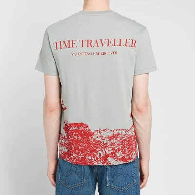 Shop Valentino X Undercover Time Traveller Tee In Grey