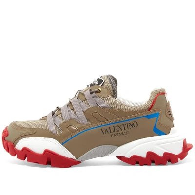 Shop Valentino Climber Sneaker In Brown