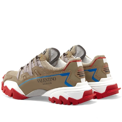 Shop Valentino Climber Sneaker In Brown