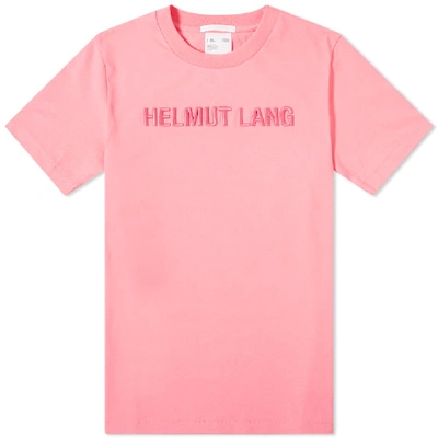 Shop Helmut Lang Standard Tee In Pink