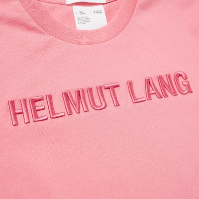 Shop Helmut Lang Standard Tee In Pink