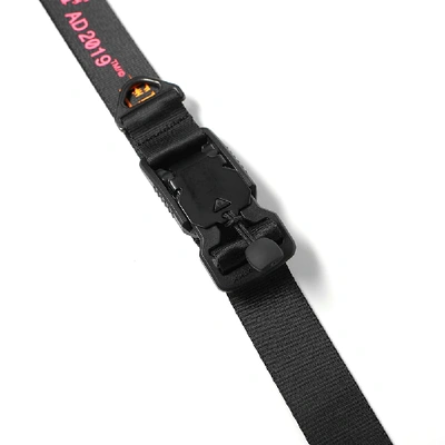 Shop Flagstuff Logo Belt In Black