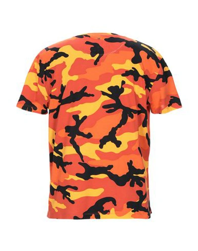 Shop Valentino T-shirt In Orange