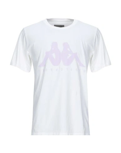 Shop Kappa T-shirts In White