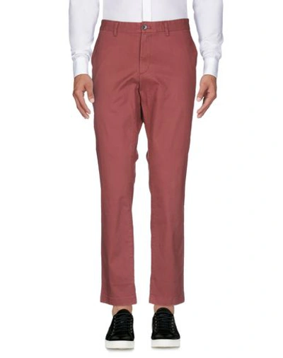 Shop Michael Kors Mens Pants In Brick Red