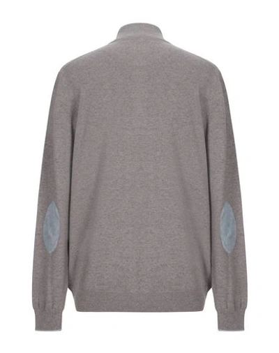 Gran Sasso Sweater With Zip In Grey