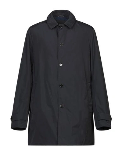 Shop Allegri Overcoats In Steel Grey