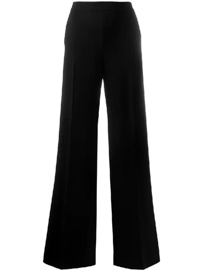 Shop Max Mara Canditi Wide Leg Trousers - Black