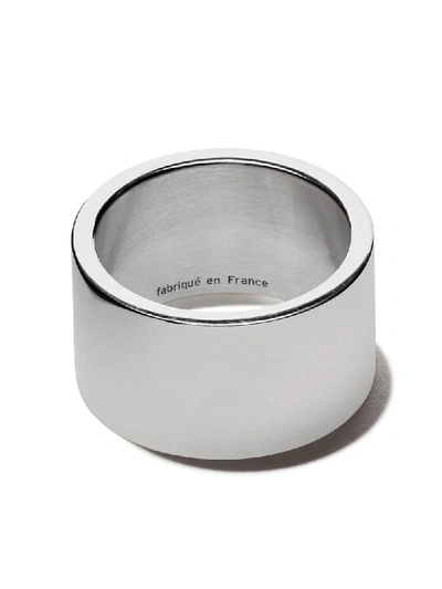 Shop Le Gramme Polished 19g Ring In Silver