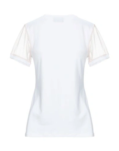 Shop Atos Lombardini T-shirt In White