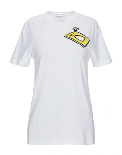 Shop Au Jour Le Jour T-shirt In White