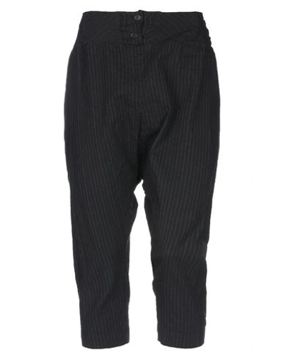 Shop Rundholz Cropped Pants & Culottes In Black