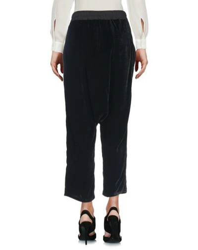 Shop Rick Owens Cropped Pants & Culottes In Black