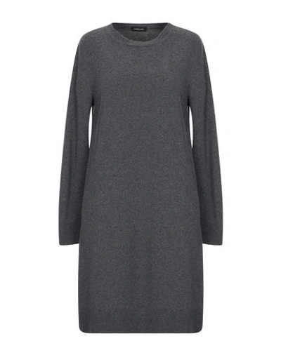 Shop Anneclaire Short Dress In Grey