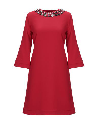 Blumarine Short Dress In Red | ModeSens