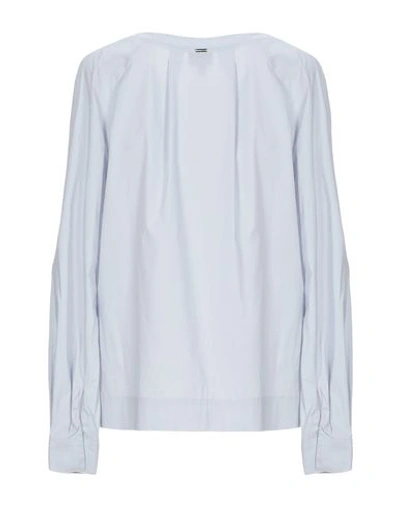 Shop Armani Jeans Blouse In Light Grey