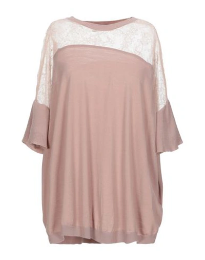 Shop Valentino Sweaters In Pale Pink