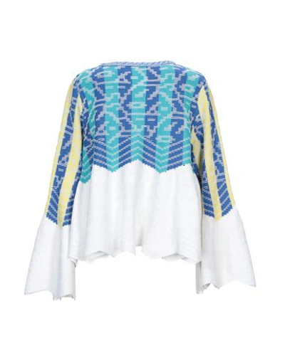 Shop Peter Pilotto Sweaters In Turquoise