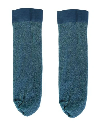 Shop Wolford Socks & Tights In Deep Jade