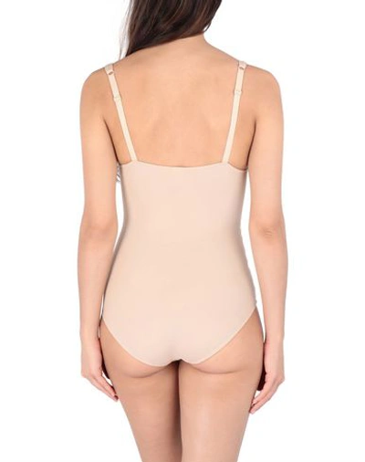 Shop Wolford Bodysuits In Pale Pink