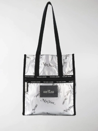 Shop Marc Jacobs The  Tote In Silver