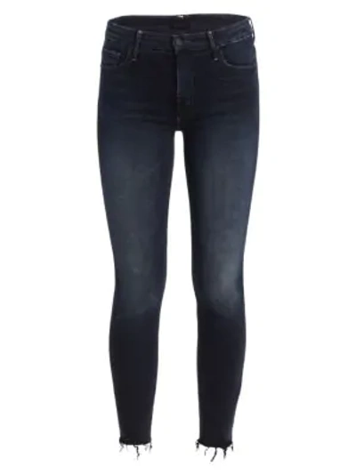 Shop Mother The Looker High-rise Ankle Fray Hem Jeans In Last Call