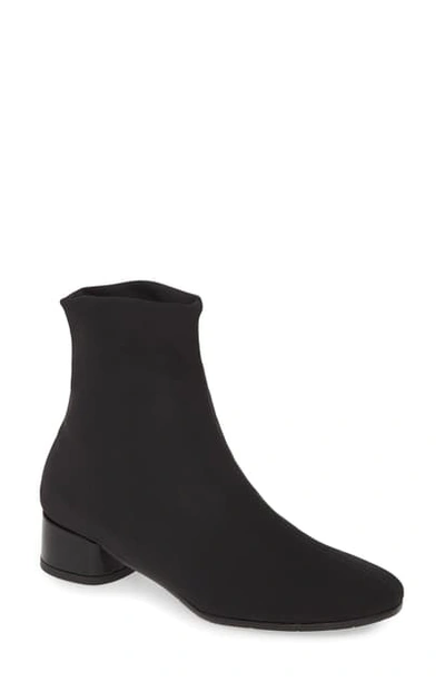 Shop Amalfi By Rangoni Ronald Stretch Bootie In Black Stretch Fabric